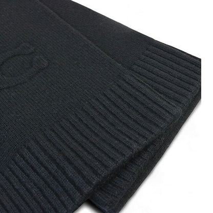 Coach COACH EMBOSSED KNIT MUFFLER Muffler CCL86-BLK Unisex Muffler WQ00056537