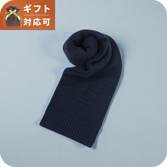 コーチ COACH EMBOSSED KNIT MUFFLER マフラー CCL86-DEB ユニセックス マフラー WQ00056538