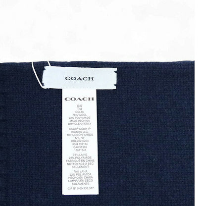 コーチ COACH EMBOSSED KNIT MUFFLER マフラー CCL86-DEB ユニセックス マフラー WQ00056538