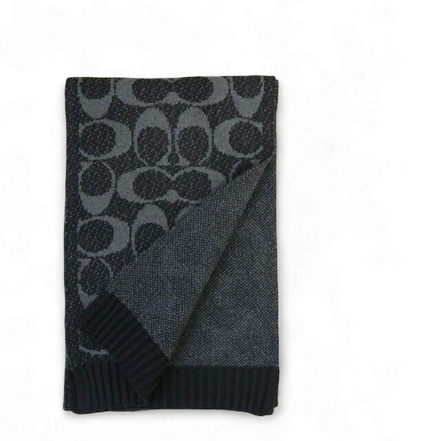 Coach COACH JUMBO SIGNATURE C SCARF Muffler COWC540471-001 Unisex Muffler WQ00056541