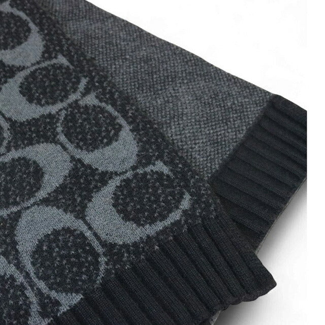 Coach COACH JUMBO SIGNATURE C SCARF Muffler COWC540471-001 Unisex Muffler WQ00056541