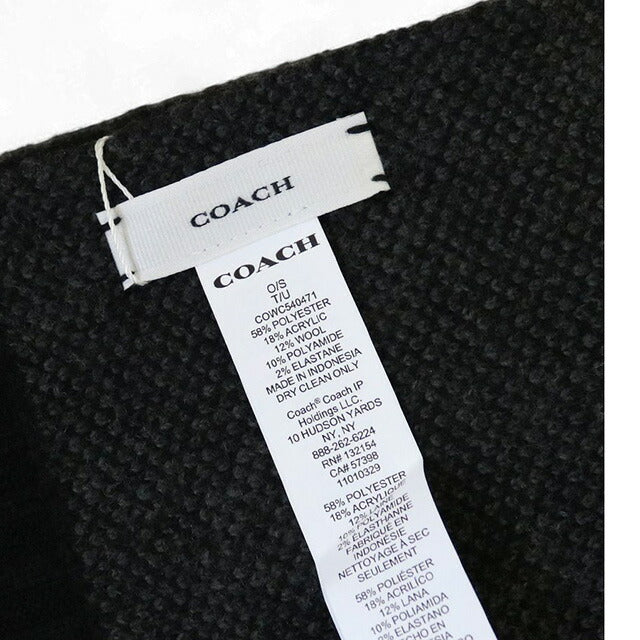 Coach COACH JUMBO SIGNATURE C SCARF Muffler COWC540471-001 Unisex Muffler WQ00056541
