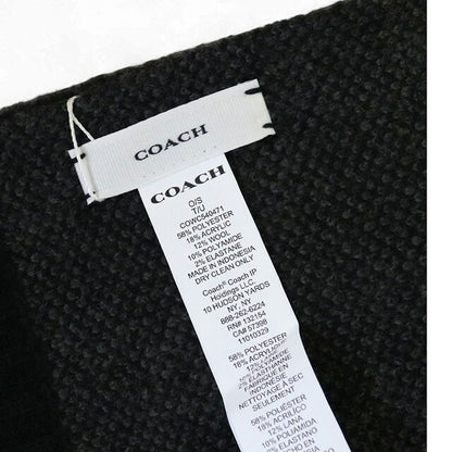 Coach COACH JUMBO SIGNATURE C SCARF Muffler COWC540471-001 Unisex Muffler WQ00056541