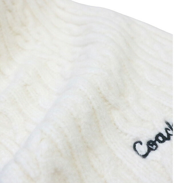 Coach COACH EMBROIDRED CABLE KNIT MUFFLER Muffler CCL89-CHK Unisex Muffler WQ00056543