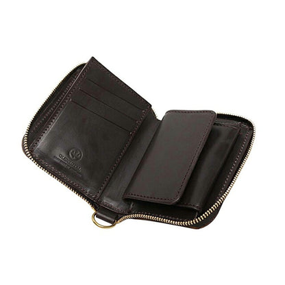 グレンロイヤル GLENROYAL SMALL ZIP WALLET 二つ折り財布 03-5814-CIGAR ユニセックス WQ00056839