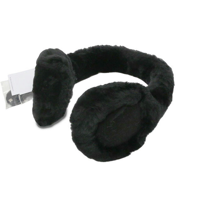 アグ UGG Sheepskin Wireless Earmuff Bluetooth搭載 ワイヤレスヘッドホン イヤーマフ 耳当て 103267-BLK レディース ブラック イヤーマフ WQ00056842
