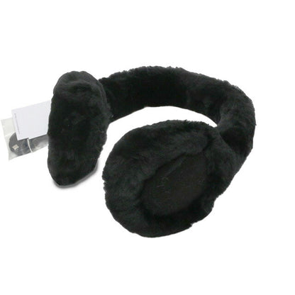 アグ UGG Sheepskin Wireless Earmuff Bluetooth搭載 ワイヤレスヘッドホン イヤーマフ 耳当て 103267-BLK レディース ブラック イヤーマフ WQ00056842