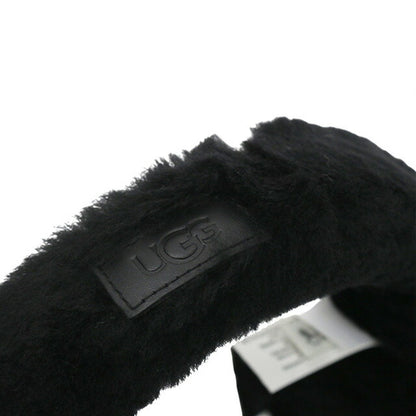 アグ UGG Sheepskin Wireless Earmuff Bluetooth搭載 ワイヤレスヘッドホン イヤーマフ 耳当て 103267-BLK レディース ブラック イヤーマフ WQ00056842