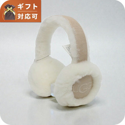アグ UGG Sheepskin Embroidery Earmuff イヤーマフ 耳当て 20955-SAN レディース サンド ベージュ イヤーマフ WQ00056844