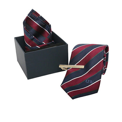 ダニエルウェリントン DANIEL WELLINGTON ネクタイ＆チーフ＆タイバー ３点セット DW02800009 メンズ ネクタイ WQ00057040