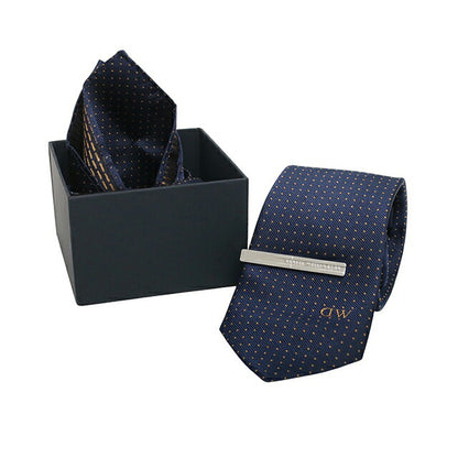 丹尼尔惠灵顿 DANIEL WELLINGTON 领带、酋长和领带杆 3 件套 DW02800013 男士领带 WQ00057042