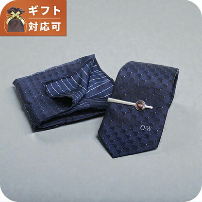 Daniel Wellington DANIEL WELLINGTON Necktie &amp; Chief &amp; Tie Bar 3-piece set DW02800018 Men&