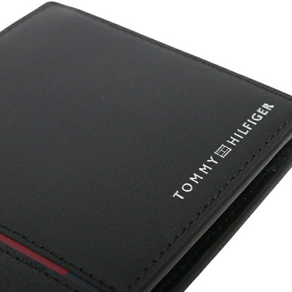 トミーヒルフィガー TOMMY HILFIGER TH CASUAL CC AND COIN 二つ折り財布 AM0AM12766BDS-BLACK メンズ WQ00057144