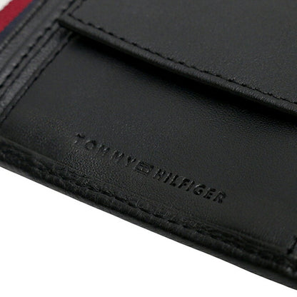 トミーヒルフィガー TOMMY HILFIGER TH PREMIUM CC &amp; COIN 二つ折り財布 AM0AM12762BDS-BLACK メンズ WQ00057145