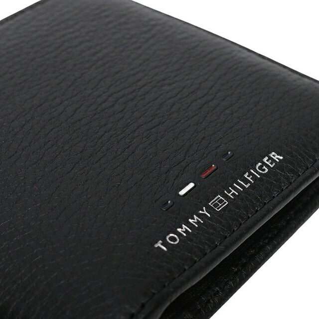 トミーヒルフィガー TOMMY HILFIGER TH PREMIUM CC &amp; COIN 二つ折り財布 AM0AM12762BDS-BLACK メンズ WQ00057145