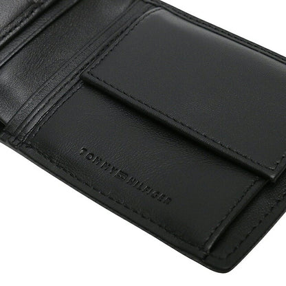 トミーヒルフィガー TOMMY HILFIGER TH CORP CC AND COIN 二つ折り財布 AM0AM12782BDS-BLACK メンズ WQ00057146