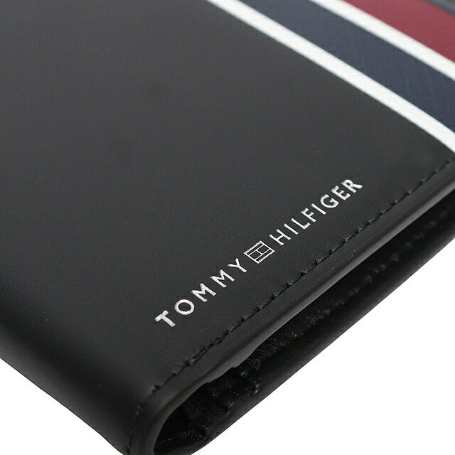 トミーヒルフィガー TOMMY HILFIGER TH CORP CC AND COIN 二つ折り財布 AM0AM12782BDS-BLACK メンズ WQ00057146