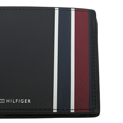 トミーヒルフィガー TOMMY HILFIGER TH CORP CC AND COIN 二つ折り財布 AM0AM12782BDS-BLACK メンズ WQ00057146