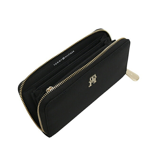 トミーヒルフィガー TOMMY HILFIGER POPPY LARGE ZA 長財布 AW0AW16584BDS-BLACK-GOLD レディース WQ00057147