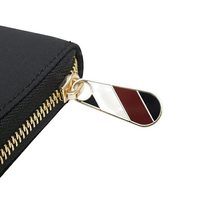 【新品】トミーヒルフィガー   財布 レディース aw0aw16584bds-black-gold トミーヒルフィガー TOMMY HILFIGER POPPY LARGE ZA 長財布