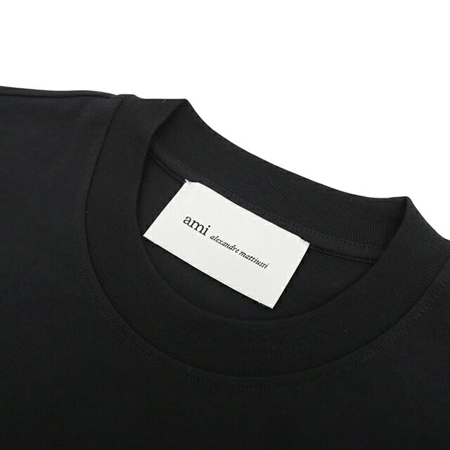 アミパリス AMI PARIS Ami de Coeur パーマネントコレクション Tシャツ BFUTS035-001-XS ユニセックス ブラック Tシャツ WQ00057232