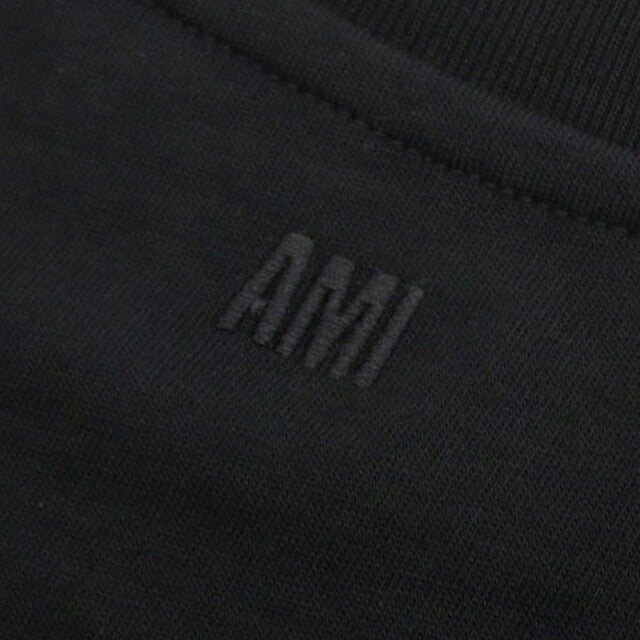 アミパリス AMI PARIS Ami de Coeur パーマネントコレクション Tシャツ BFUTS035-001-XS ユニセックス ブラック Tシャツ WQ00057232