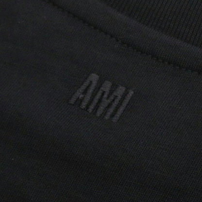 アミパリス AMI PARIS Ami de Coeur パーマネントコレクション Tシャツ BFUTS035-001-XS ユニセックス ブラック Tシャツ WQ00057232