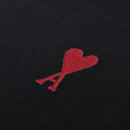 アミパリス AMI PARIS Ami de Coeur パーマネントコレクション Tシャツ BFUTS035-001-S ユニセックス ブラック Tシャツ WQ00057233