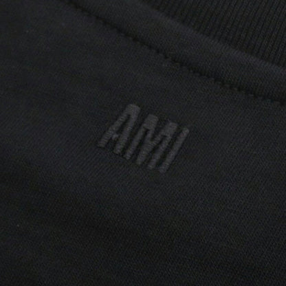 アミパリス AMI PARIS Ami de Coeur パーマネントコレクション Tシャツ BFUTS035-001-S ユニセックス ブラック Tシャツ WQ00057233