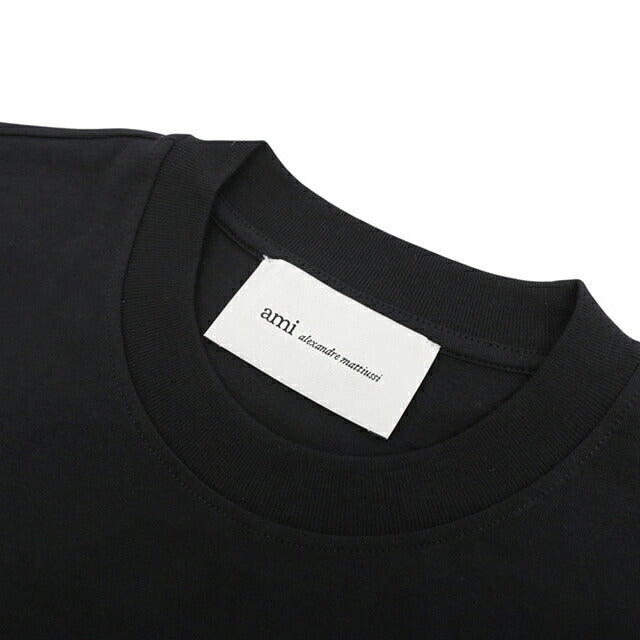 アミパリス AMI PARIS Ami de Coeur パーマネントコレクション Tシャツ BFUTS035-001-L ユニセックス ブラック Tシャツ WQ00057235