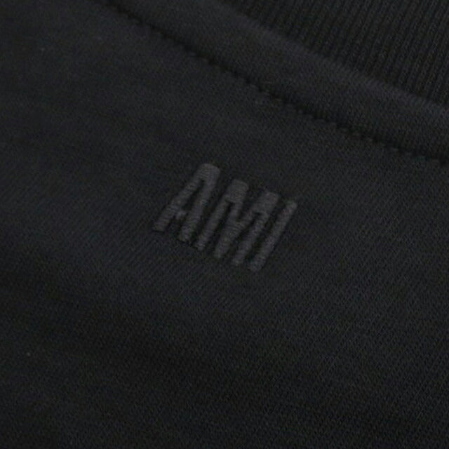 アミパリス AMI PARIS Ami de Coeur パーマネントコレクション Tシャツ BFUTS035-001-L ユニセックス ブラック Tシャツ WQ00057235