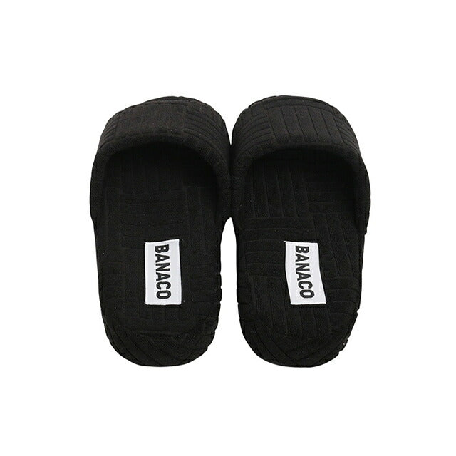 バナコ BANACO VIVID TERRY ROOM SLIPPER テリールームスリッパ ルームシューズ BNC-SLIPPER-BK-M メンズ レディース 23-25.5cm 靴 WQ00057311