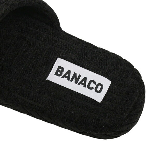 バナコ BANACO VIVID TERRY ROOM SLIPPER テリールームスリッパ ルームシューズ BNC-SLIPPER-BK-M メンズ レディース 23-25.5cm 靴 WQ00057311