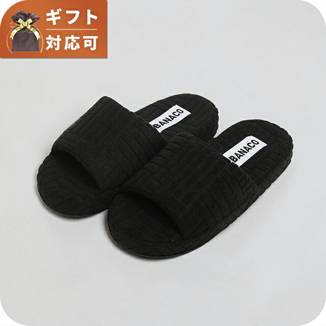 バナコ BANACO VIVID TERRY ROOM SLIPPER テリールームスリッパ ルームシューズ BNC-SLIPPER-BK-L メンズ 26-28cm 靴 WQ00057312