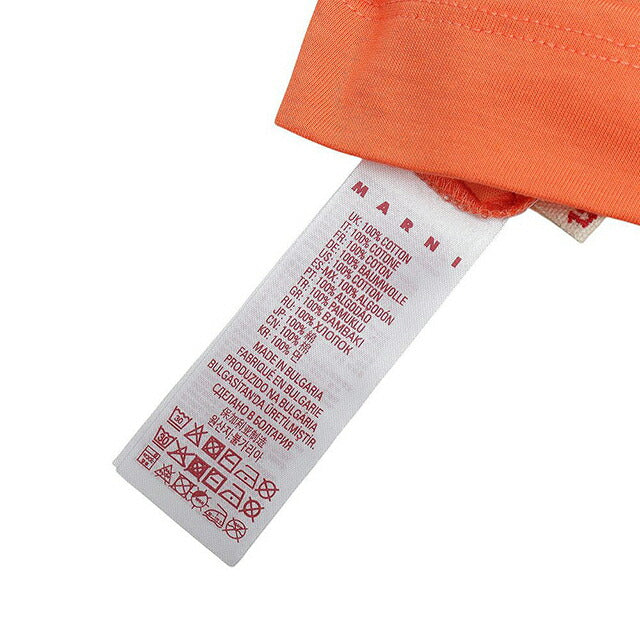 マルニ MARNI Tシャツ ロゴ コットン クルーネックT マルニキッズ