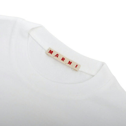 Marni MARNI T 恤徽标棉质圆领 T Marni 儿童 MT290F-M01601-M00RF-0M100-12Y 女式白色 T 恤 WQ00057342