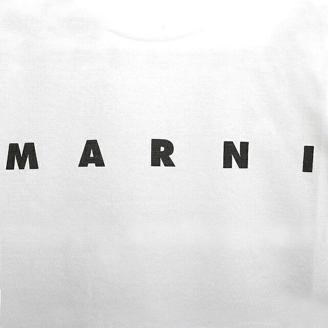Marni MARNI T 恤徽标棉质圆领 T Marni 儿童 MT290F-M01601-M00RF-0M100-14Y 女式白色 T 恤 WQ00057343