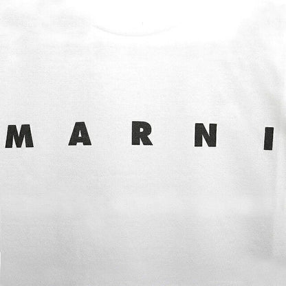 Marni MARNI T 恤徽标棉质圆领 T Marni 儿童 MT290F-M01601-M00RF-0M100-14Y 女式白色 T 恤 WQ00057343