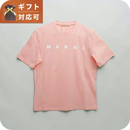 Marni MARNI T 恤徽标棉质圆领 T Marni 儿童 MT290F-M01601-M00RF-0M351-14Y 女式粉色 T 恤 WQ00057345
