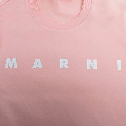 Marni MARNI T 恤徽标棉质圆领 T Marni 儿童 MT290F-M01601-M00RF-0M351-14Y 女式粉色 T 恤 WQ00057345