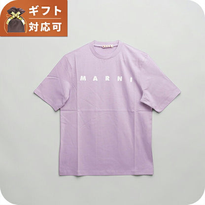 マルニ MARNI Tシャツ ロゴ コットン クルーネックT マルニキッズ MT290F-M01601-M00RF-0M612-14Y レディース パープル Tシャツ WQ00057347
