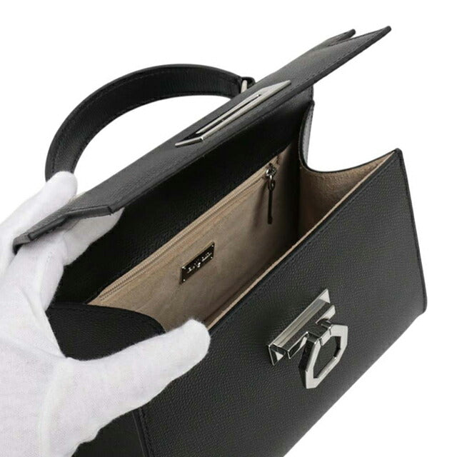 カルボッティ CARBOTTI GRETA ハンドバッグ245-BK-SV レディース