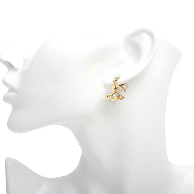 Vivienne Westwood VIVIENNE WESTWOOD 新款娇小 ORB 耳环 62020032-02R995 女士金色水晶 WQ00057371