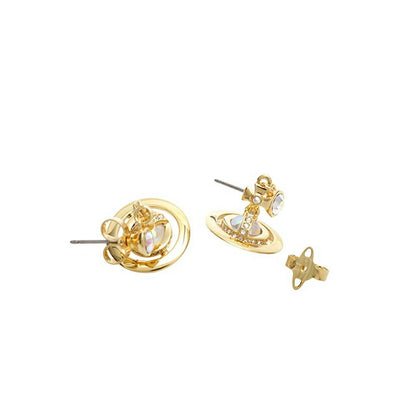 Vivienne Westwood VIVIENNE WESTWOOD 新款娇小 ORB 耳环 62020032-02R995 女士金色水晶 WQ00057371