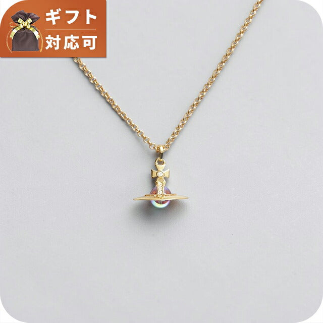 Vivienne Westwood VIVIENNE WESTWOOD 新款娇小 ORB 项链 63020098-02R995 女士金色水晶 WQ00057372