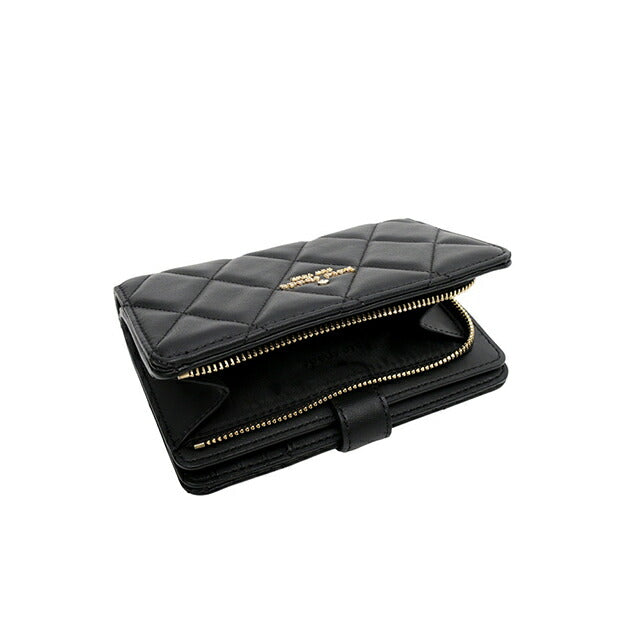 ケイトスペード KATE SPADE 二つ折り財布 二折財布 キルテッド ミディアム バイフォールド ウォレット KN755-001 レディース WQ00057524