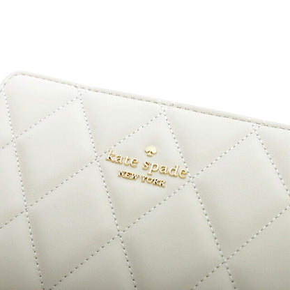 Kate Spade KATE SPADE Bifold Wallet Bifold Wallet Quilted Medium Bifold Wallet KN755-100 Women&