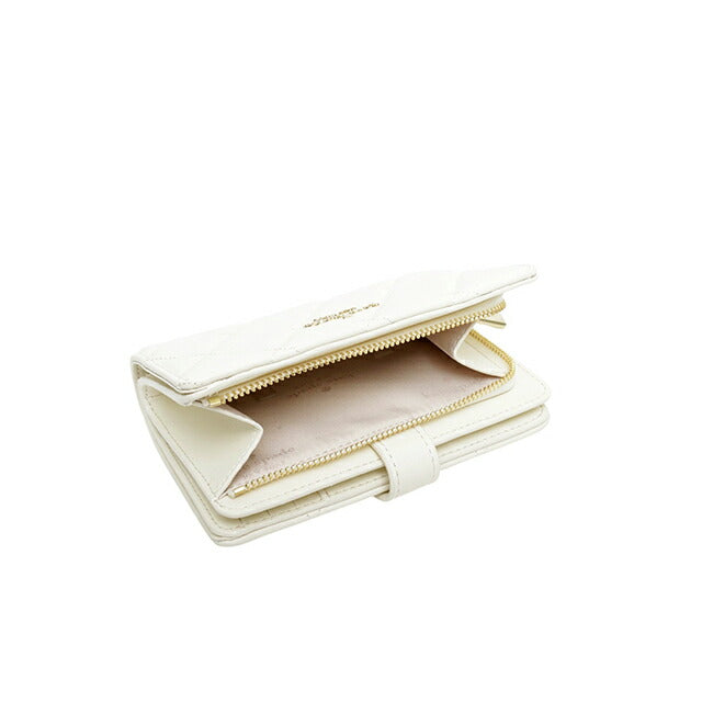 Kate Spade KATE SPADE Bifold Wallet Bifold Wallet Quilted Medium Bifold Wallet KN755-100 Women&