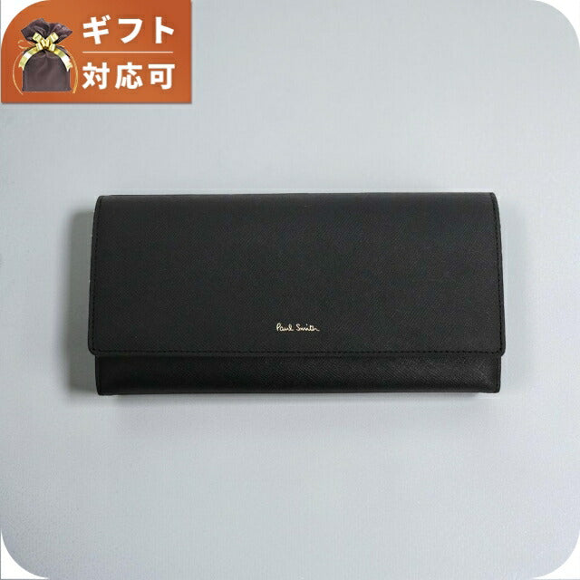 ポールスミス PAUL SMITH 長財布 m1a-4608x-bmults-79 メンズ ブラック WQ00057537
