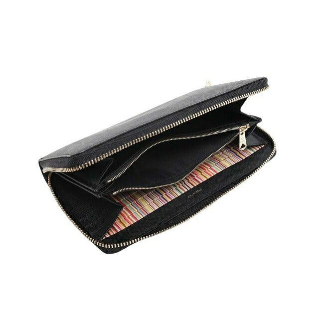 ポールスミス PAUL SMITH 長財布 m1a-4778x-bmults-79 メンズ ブラック WQ00057538